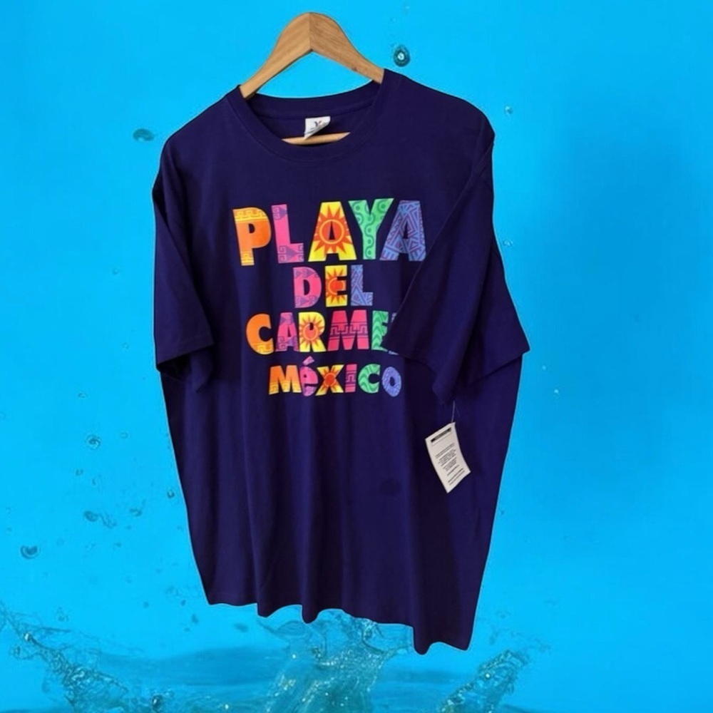 Yazbek T-Shirt XL Purple Graphic Tee